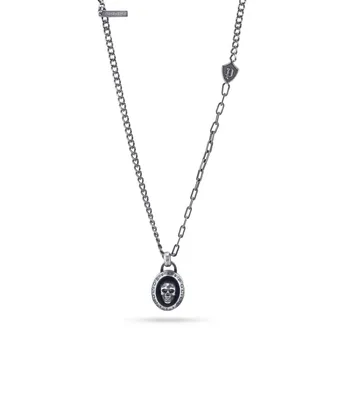 Produktbild von Police Vertex Kette mit Totenkopf aus Edelstahl, geschwärzt