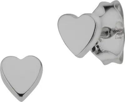 Produktbild von cai Ohrstecker 925/- Sterling Silber rhodiniert Herz