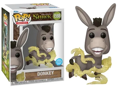 Produktbild von Shrek - Donkey 1598 Glitter - Funko Pop! Vinyl Figur