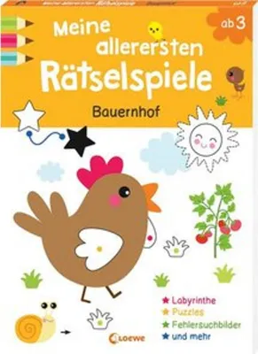 Obrázek produktu pro Meine allerersten Rätselspiele - Bauernhof