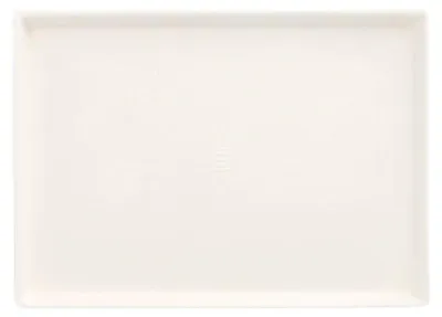 Produktbild von 50 Teller Zuckerrohr "pure" eckig 17,5 cm x 12,5 cm x 1 cm weiss "Cella"