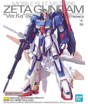 Obrázek produktu pro Zeta Gundam MSZ-006, verze Ka, stavebnice modelu mobilního obleku, série MG, měřítko 1/100
