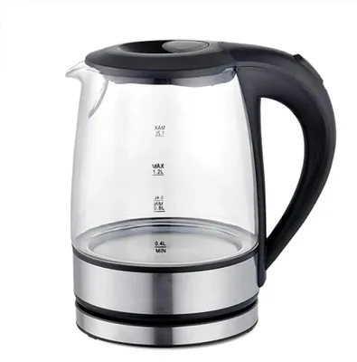 Obrázok produktu pre Sklenená rýchlovarná kanvica 1,7 l, 1630 W, MR-062-BLACK, MAESTRO