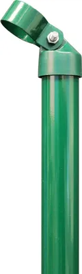 Image de Alberts 623036 Étai, phosphaté zinc, plastifié vert, longueur 1750 mm, Ø étai 34 mm, Ø collier 34 mm