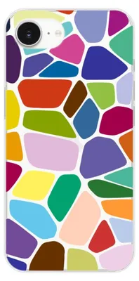 Image de 1001Coques - Coque silicone compatible avec Apple iPhone 16e iPhone 17e - Motif vonoroi - Design original imprimé en France