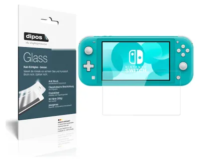 Zdjęcie produktu dla 2x folia ochronna do Nintendo Switch Lite - folia antywstrząsowa 9H dipos Glass szkło plastikowe