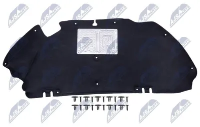 Image de NTY EZC-CT-085 Isolation du compartiment moteur pour CITROËN C4 II (B7) Capot Isolation du capot