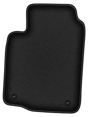 Produktbild von Fahrermatte Velours für Mitsubishi Colt V / CJO 1996-2003 (Schrägheck) – 1-tlg, Schwarz, passgenau – Wielganizator DURBAN