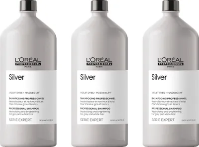 Produktbild von Serie Expert Silver Shampoo 3x1500 ml