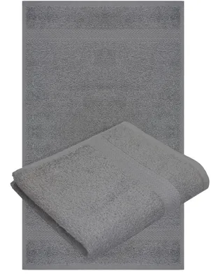 Produktbild von Betz 2 Stück Handtücher 50x100 cm PREMIUM  100% Baumwolle  Farbe: anthrazit
