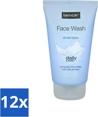 Imagen del producto de Sence - Para todo tipo de piel - Limpiador facial - Refrescante - 150 ml - Paquete económico - 12 unidades