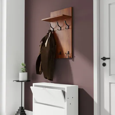 Obrázok produktu pre AKKE Caravaggio Panel na oblečenie MIDI - SCHWARZE háčiky ŠxV: 50x90 cm