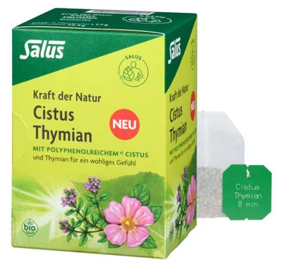 Produktbild von Kraft der Natur Cistus Thymian Kräutertee - 15 Teebeutel 25,5g
