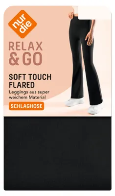Produktbild von NUR DIE Damen Leggings Relax & Go schwarz - Größe 36-38