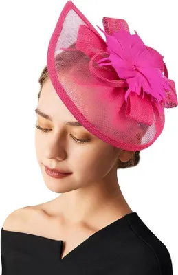 Produktbild von Famanu Fascinator Hut - Vintage Stil - Schwarz