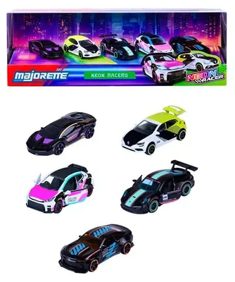 Image de Lot de 5 majorettes Neon Racer