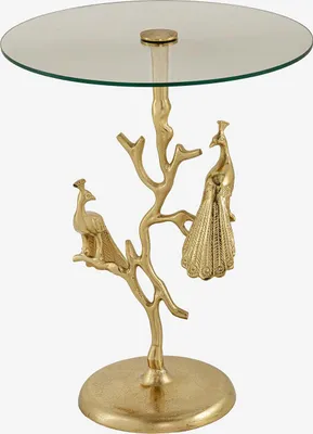 Produktbild von Beistelltisch 60cm Gold Design Tisch Modern Wohnzimmer JETZT KAUFEN