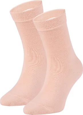 Produktbild von Kinder Socken für Mädchen & Jungen Lange Baumwollsocken, 24-29, Helles Orange (Peach Beach)