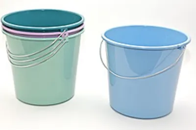 Produktbild von 1 x Wassereimer 10 Liter, Metallbügel, Farbe zufällig