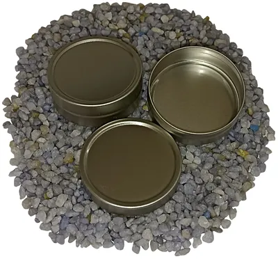Produktbild von 100 Blechdosen Aluminium 14 ml Stülpdeckeldosen