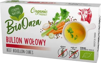 Zdjęcie produktu dla Kostka rosołowa wołowa BIOOAZA ekologiczna 66 g