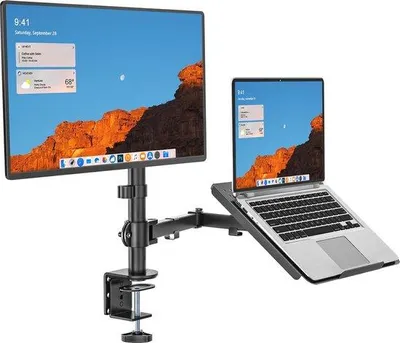 Immagine prodotto di Supporto ergonomico per laptop e tablet con ripiano aggiuntivo