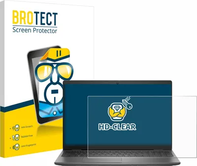 Produktbild von Für Dell Latitude 3550 Schutzfolie BROTECT Displayschutz Display Schutz Folie Klar Transparent