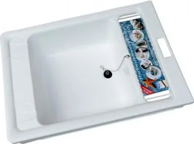 Produktbild von Wannenauflage mit Becken  weiß