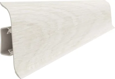 Obrázok produktu pre VILO PVC lišta SMART FLEX 562 - 2,5 m Flexibilná lišta s káblovým kanálom - Vodovzdorná a odolná voči nárazom - Jednoduchá montáž na laminát, vinyl a dlaždice