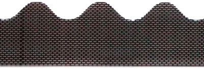 Produktbild von Fassadenprofile Traufenbelüftungsprofil wellenförmig, 105cm, PVC Schwarz, für Wellplattenprofil 6 geeignet, optimale Fassaden- & Dachbelüftung