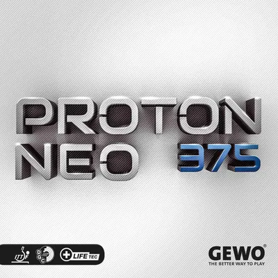 Produktbild von GEWO Belag Proton Neo 375 schwarz 2,2 mm