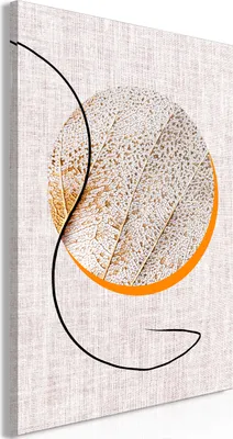 Produktbild von Vlies Leinwandbild - Moon Etude (1 Part) Vertical 40x60 cm Abstrakt n-A-1081-b-a