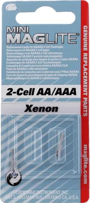 Immagine prodotto di Lampadina di ricambio Mag-Lite Xenon per Mini-Mag AAA+AA (set di 2)