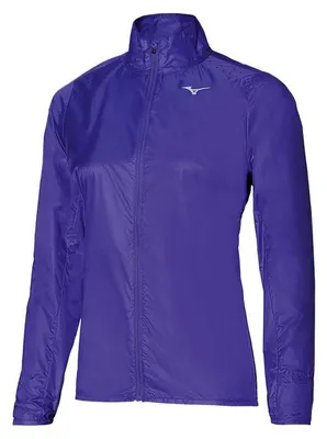 Imagen del producto de Chaqueta Mizuno J2GE1200 Aero para mujer, color violeta azul, talla L