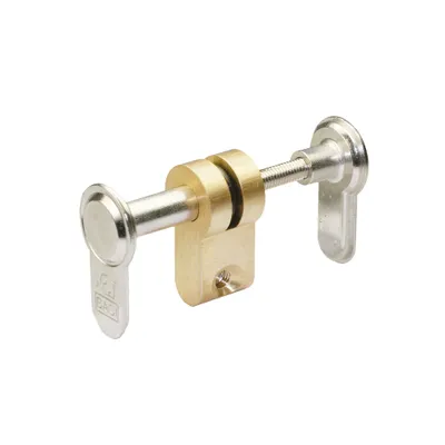Zdjęcie produktu dla BZV 100 FS Cylinder zaślepiający (zmienny) niklowany matowo 45-95 mm