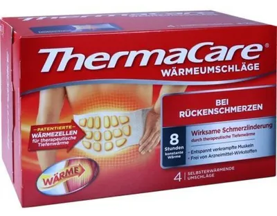 Produktbild von THERMACARE Rückenumschläge S-XL z.Schmerzlind.