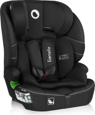 Produktbild von Lionelo Autokindersitz Billy i-Size 76-150 cm, ISOFIX- oder Sicherheitsgurtmontage, Seitenschutz und verstellbare Kopfstütze - Schwarz