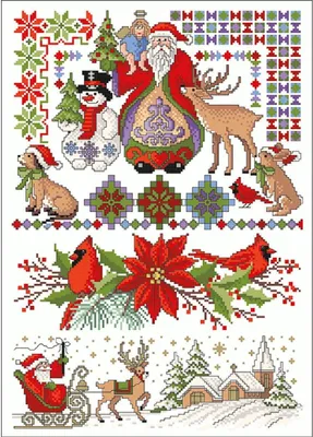 Zdjęcie produktu dla Wzór do haftu krzyżykowego Lindnera "X-mas", 072