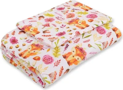 Image de ensemble literie bébé 2 pièces - ensemble sommier - coton léger et respirant