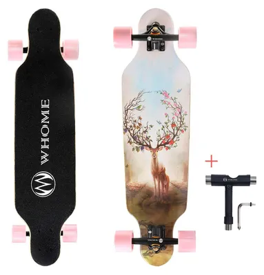 Productafbeelding van 31-inch longboard skateboard, geschikt voor cruisen en freestyle