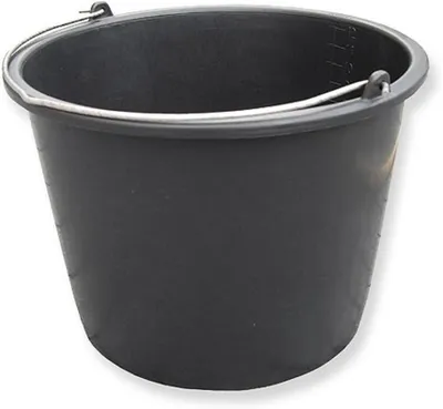 Immagine prodotto di 10 secchi da cantiere Bradas KTW20, 20 litri, PVC, nero