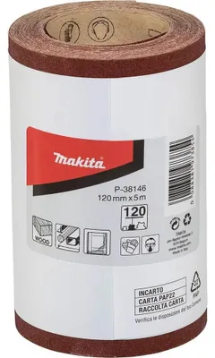 Produktbild von Makita Schleifwalze 120 mm x 5 m, Körnung 120, für Makita 9046/9046J