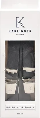 Produktbild von Elastischer Hosenträger dunkelgrau Länge 110cm - Breite 25mm