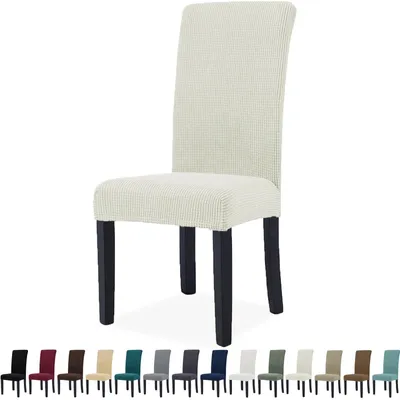 Imagen del producto de Elzusha - 6 fundas universales para sillas de comedor