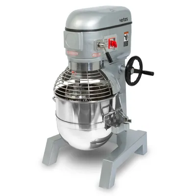 Image de VERTES Pétrin à pâte professionnel Pétrin à pâte avec batteur planétaire, capacité 40L, bol en inox, lame de batteur