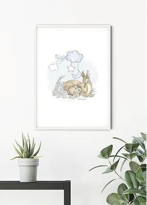 Produktbild von Kunstposter – Gute Nacht, Bambi – 30 x 40 cm