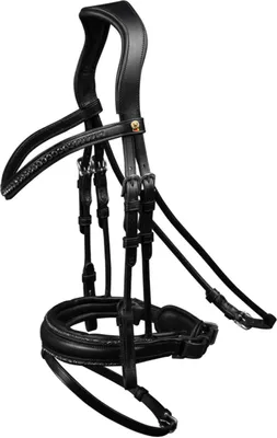 Produktbild von Waldhausen Trensenzaum S-Line Glamour Schwarz VB