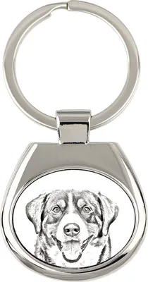 Produktbild von Entlebucher Sennenhund - Schlüsselanhänger mit Hund, Anhänger mit Aufdruck, personalisierter Anhänger der Marke Art-Dog
