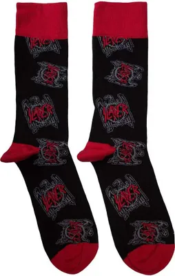 Obrázek produktu pro Slayer - Ponožky pro muže/dámy uni RO12687 (40,5 EU - 45,5 EU) (Black/Red)