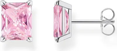 Thomas Sabo H2201-051-9 Damen-Ohrstecker Ohrringe Pinkfarbener Stein 1